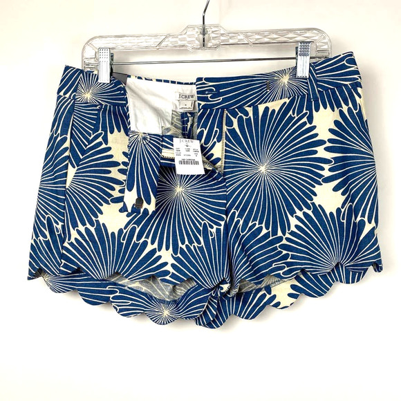 NWT J. CREW FACTORY Scallop Hem Shorts Size 6 - Picture 2 of 7
